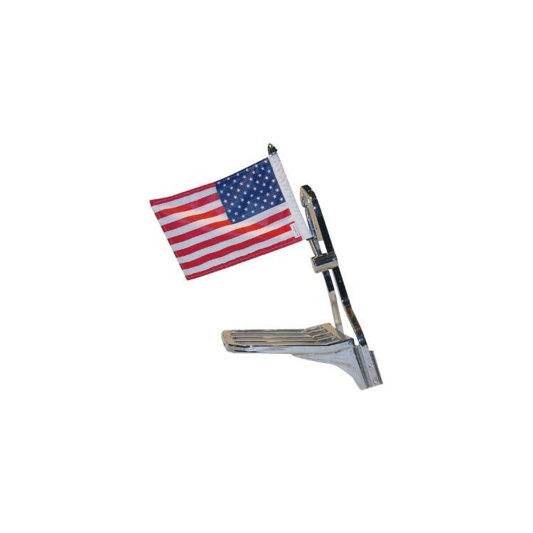 Pro Pad US Flag with Mount Fits 1/2" Square Sissy Bar