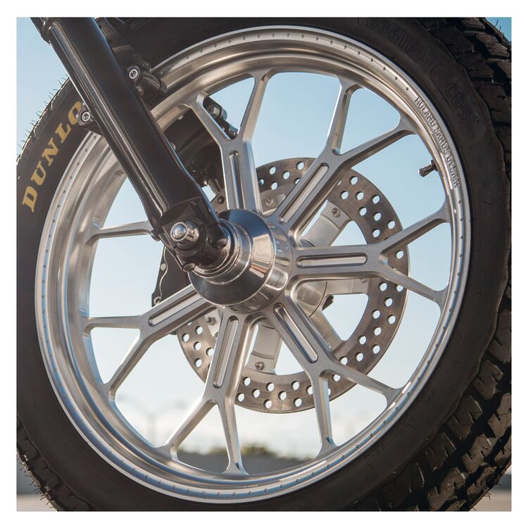 Roland Sands Design Del Mar Machine Ops Front Wheel, 19" x 3" Non-ABS