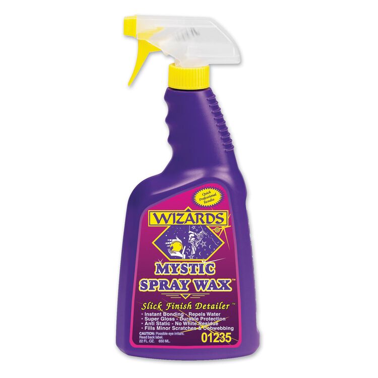 Wizards Mystic Spray Wax Slick Finish Detailer