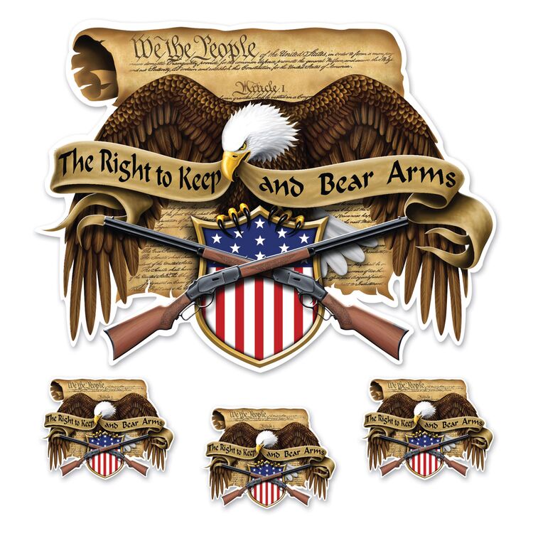 Lethal Threat Right To Bear Arms Decal