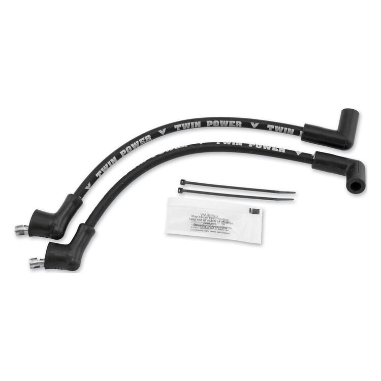 Twin Power Black Ignition Wire Set For Harley Super Glide 1982-1993