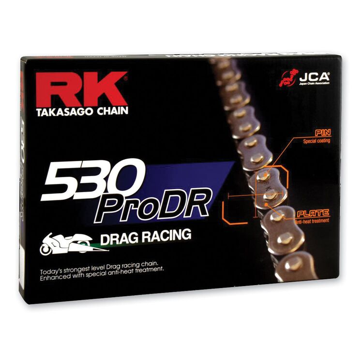 RK 530PRODR Pro Drag Bulk Chain/Link Natural 100 Feet