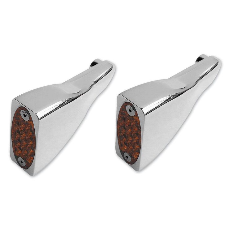 Pro-One Billet Led Front Turn Signals For Harley Road Glide 1998-2013