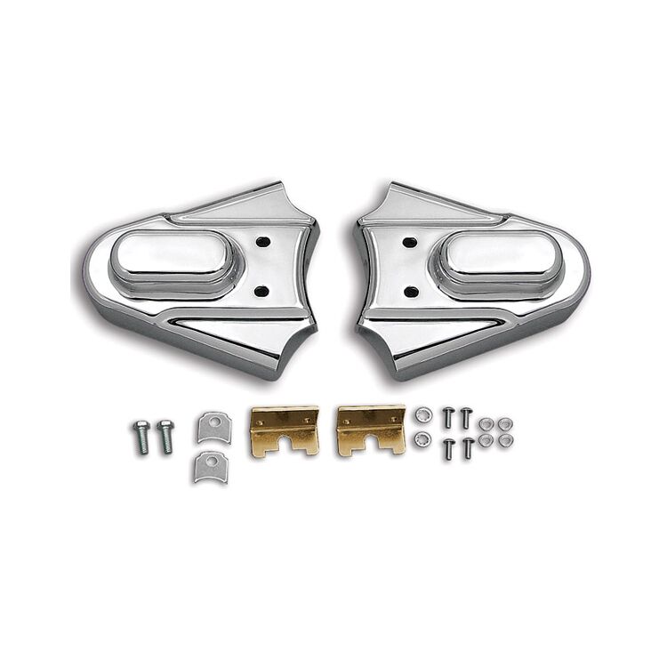 V-Twin Mfg. Chrome Swingarm Covers For Harley Softail 1986-1999