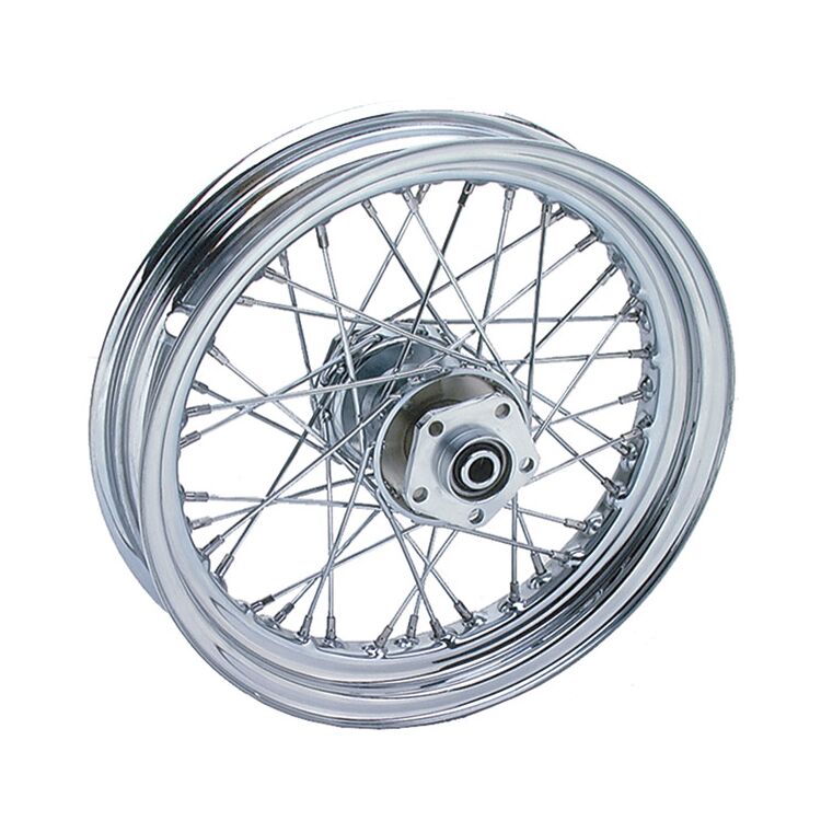 V-Twin Mfg. 40 Spoke Chrome Front Wheel For Harley FXWG 1980-1983