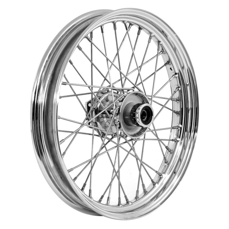 V-Twin Mfg. 40 Spoke Chrome Wheel For Harley 1984-1995