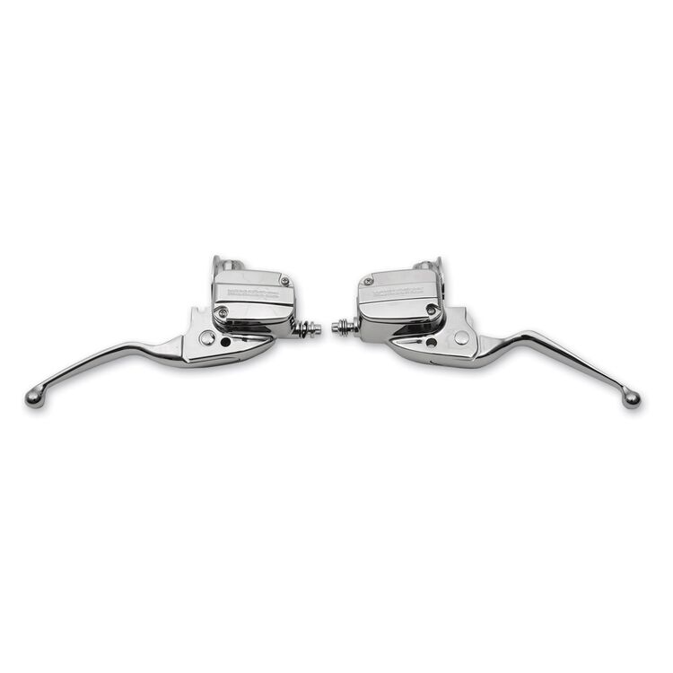 Drag Specialties Brake/Clutch Control Kits With Hydraulic Clutch For Harley Touring 2014-2016