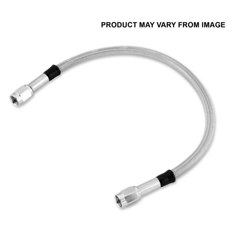 Twin Power Stainless Steel Braided Clear-Coated Brake Line
