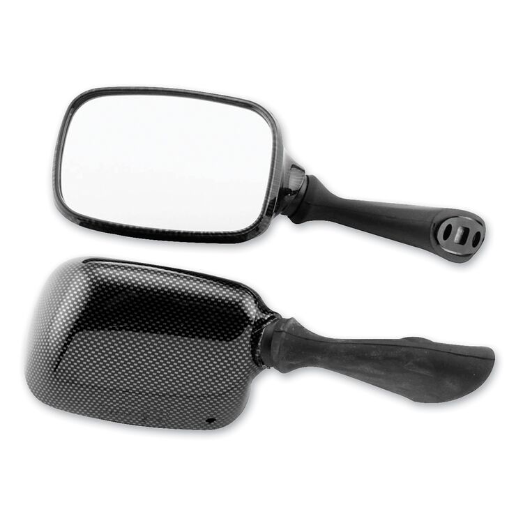 BikeMaster Carbon Fiber Left OEM Replacement Mirrors Honda CBR 2003-2007