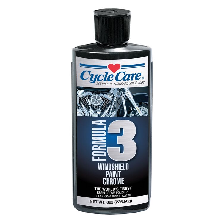 Cycle Care Formula 3 Windshield Paint and Chrome Polish