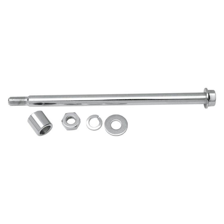 Drag Specialties Axle RR Chr 80-86 4 Sp Blt