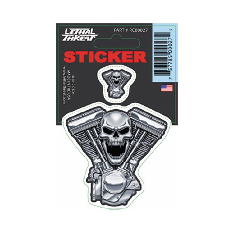 Lethal Threat V-twin Engine Decal