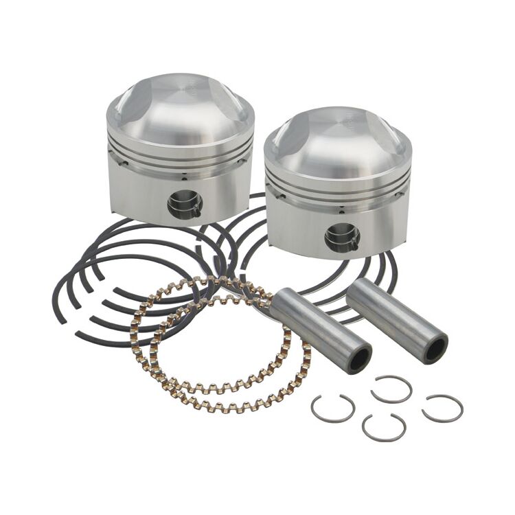 S&S Cycle Forged Stock Bore Stroker Piston Kit For Harley Big Twin 1936-1984