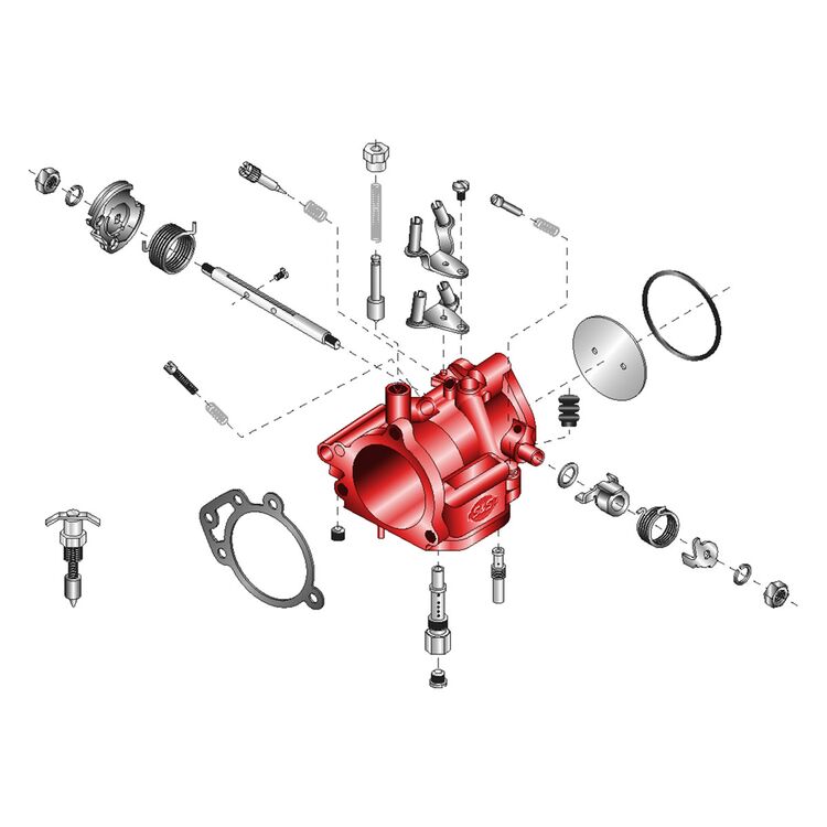S&S Cycle Super G Replacement Carb Body for Harley