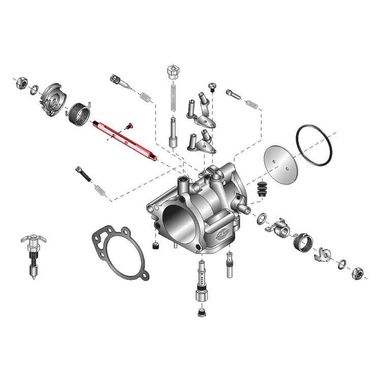 S&S Cycle Super E Throttle Shaft For Harley