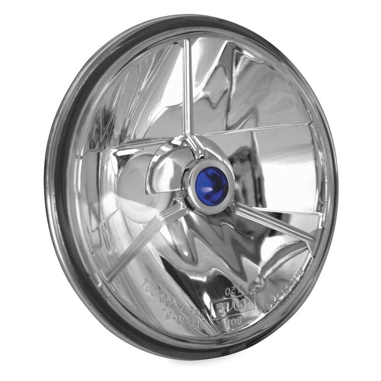 Adjure 5 3/4" Trillient Wave Blue Dot Headlight