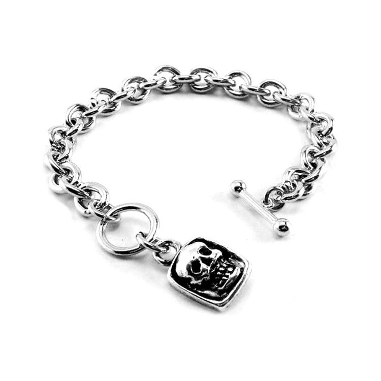 Teardrop with Skull Square