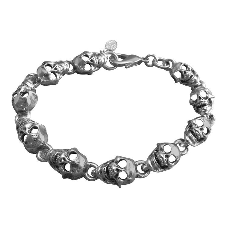AMiGAZ Flat Skull Chain Bracelet