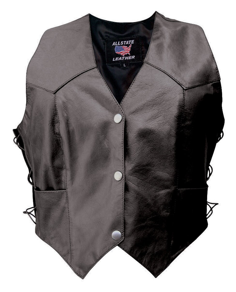 Allstate Leather Inc. Allstate Leather Inc. Women's Concealed Carry Leather Vest