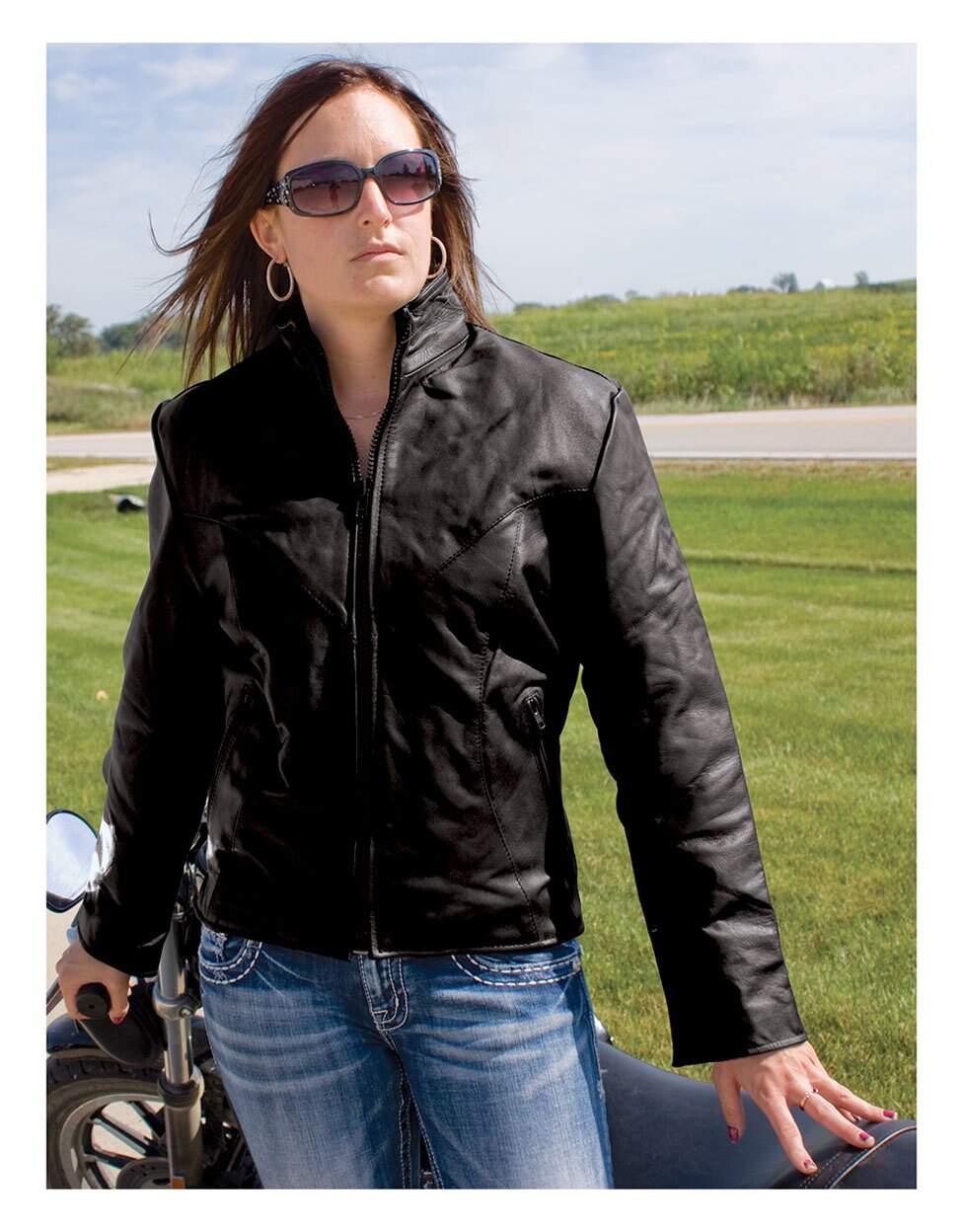 Allstate Leather Inc. Allstate Leather Inc. Women's Leather Riding Jacket