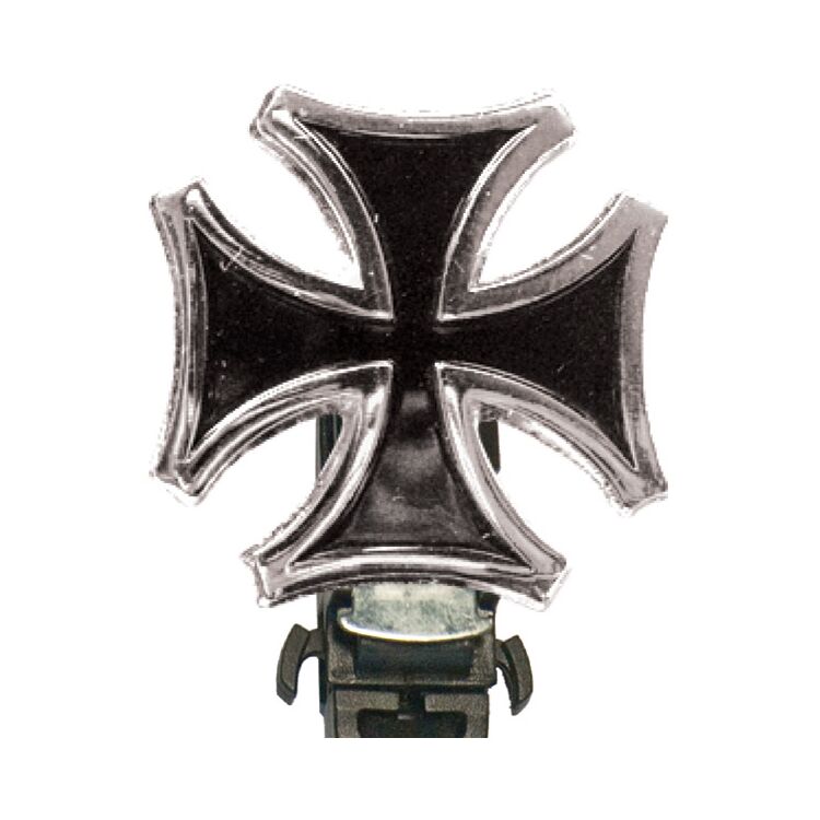 Biker Boot Straps Maltese Cross Strap Set