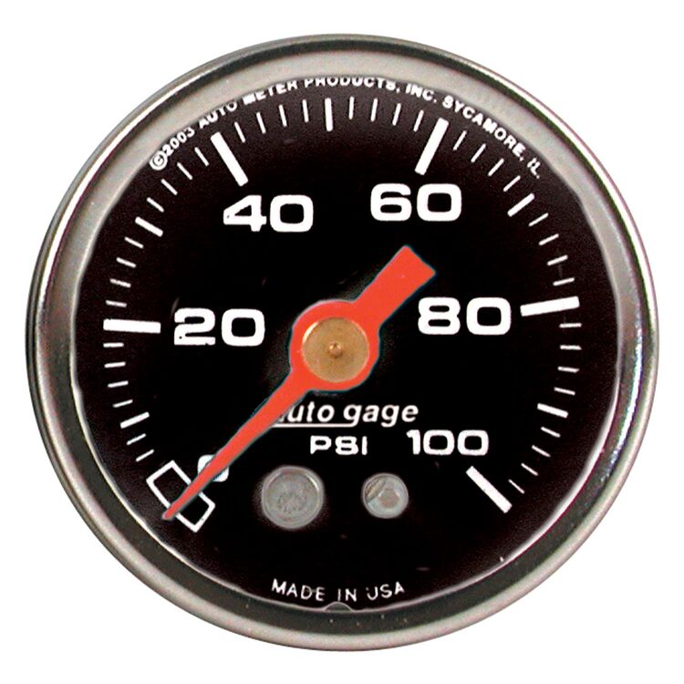 Black Face / 0-100 psi