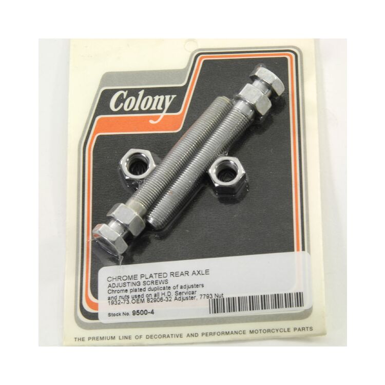 Colony Rear Axle Adjusters For Harley Servi-Car 1932-1973