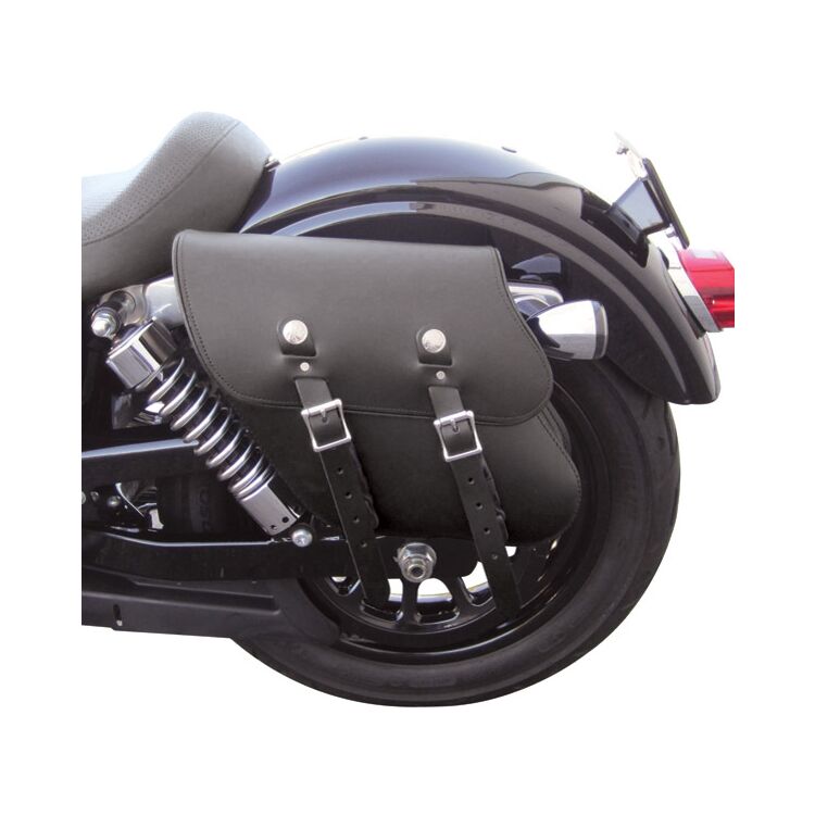 Leatherworks Left Side Solo Saddlebag For Harley Dyna 2006-2015