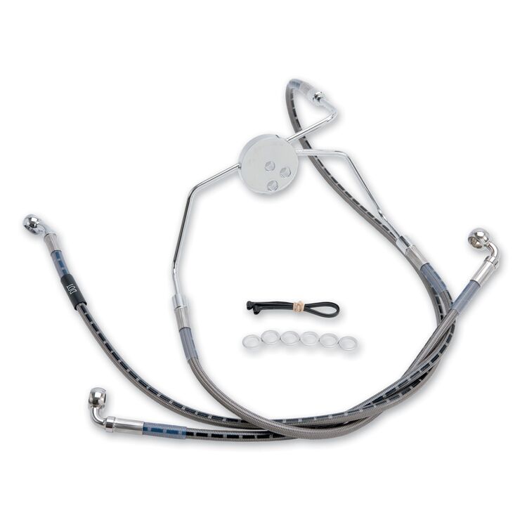 Russell Stainless Front Brake Line For Harley Touring 1999-2007
