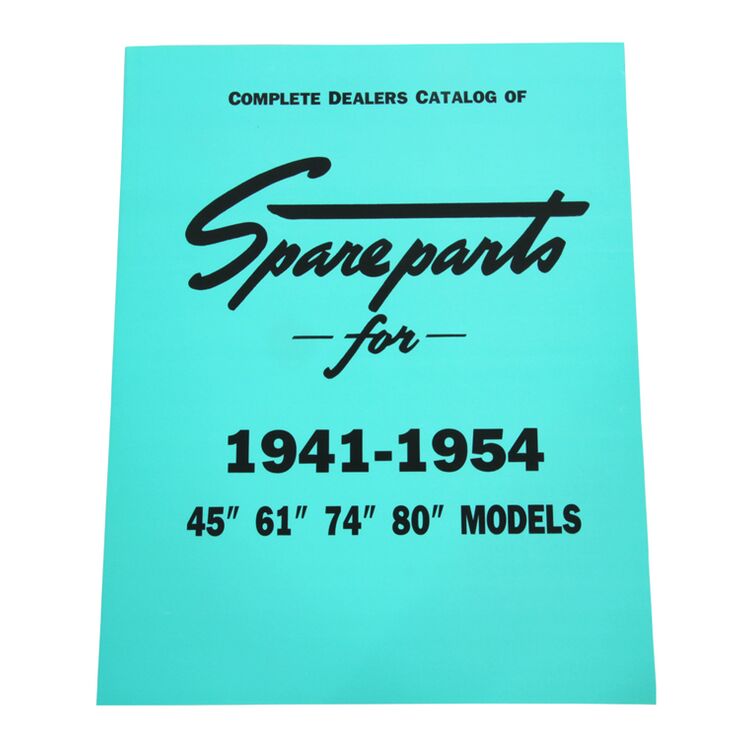 V-Twin Mfg. Spareparts Catalog For Harley 1941-1954