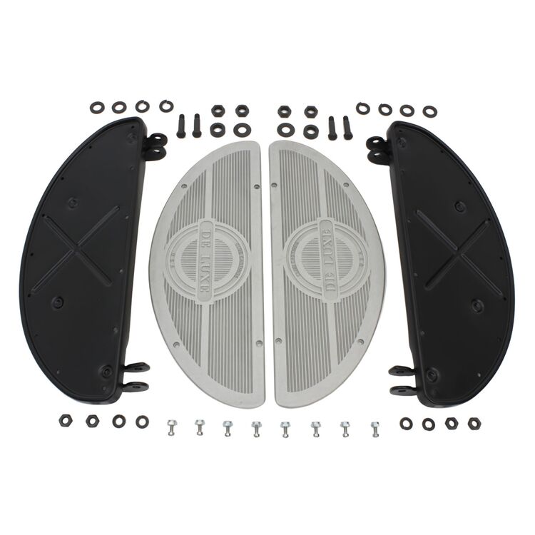 V-Twin Mfg. Deluxe Half Moon Floorboard Kit
