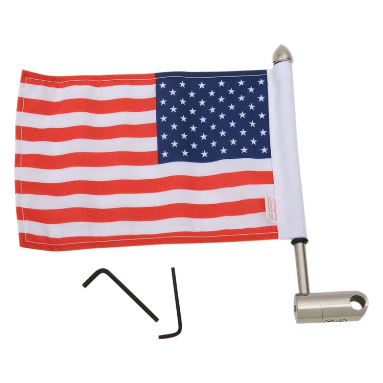 Pro Pad Horizontal Flag Mount With 6" X 9" Flag For 5/8" Bar 