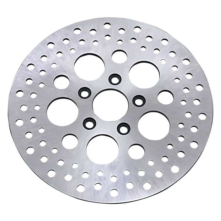 Russell Satin Stainless Steel Rear Disc Brake Rotor For Harley Softail / Dyna / Sportster / FXR 1988-1999