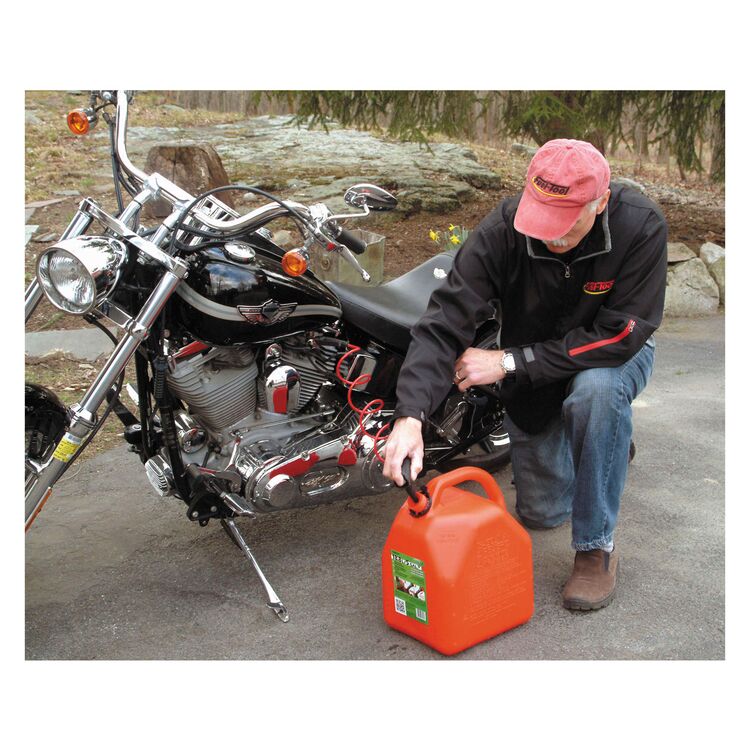 Fuel-Tool Motorcycle Fuel Sharing System