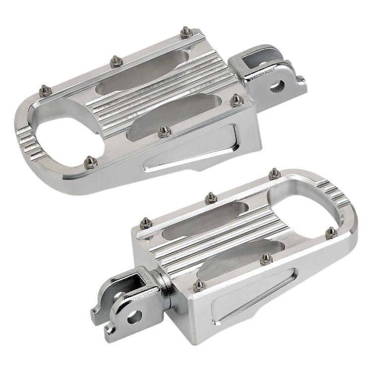 Biltwell Punisher XL Polished Footpegs For Harley Softail 2018-2026