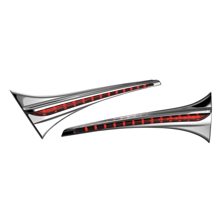 Kuryakyn Trunk Accent Swoops with LED Lights Honda Gold Wing 2006-2017