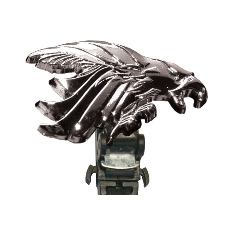 Biker Boot Straps Silver Eagle Strap Set