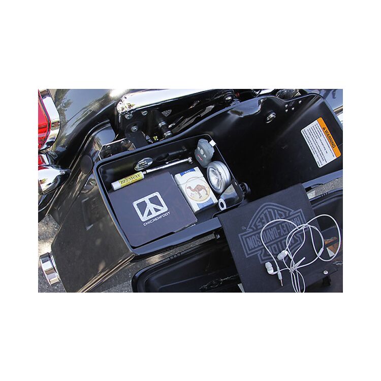 Hardbagger Top Shelf Saddlebag Organizer Tray For Harley Touring 2002-2013