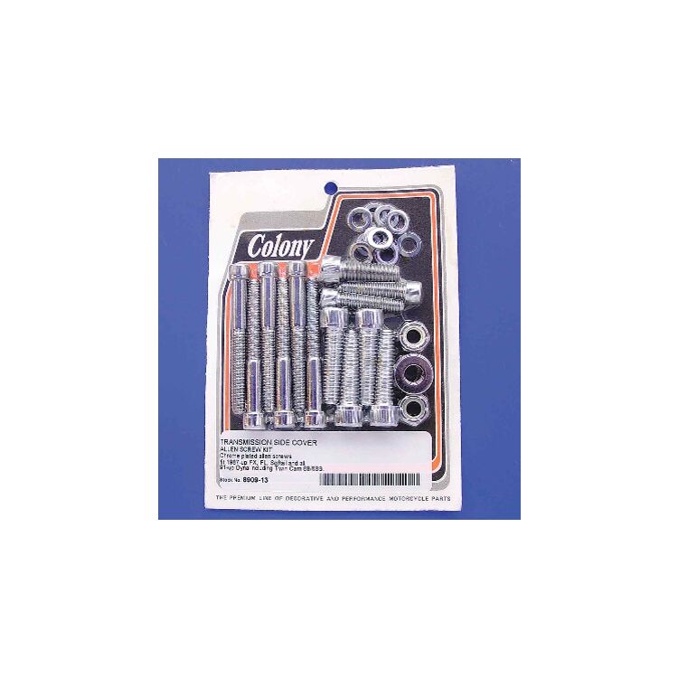 Colony Transmission Side Cover Screw Kit For Harley Big Twin 1987-2006