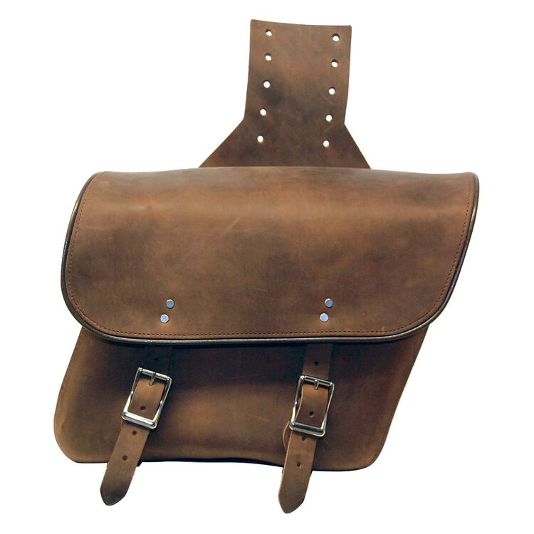 Leatherworks Distressed Brown Throwover Saddlebags