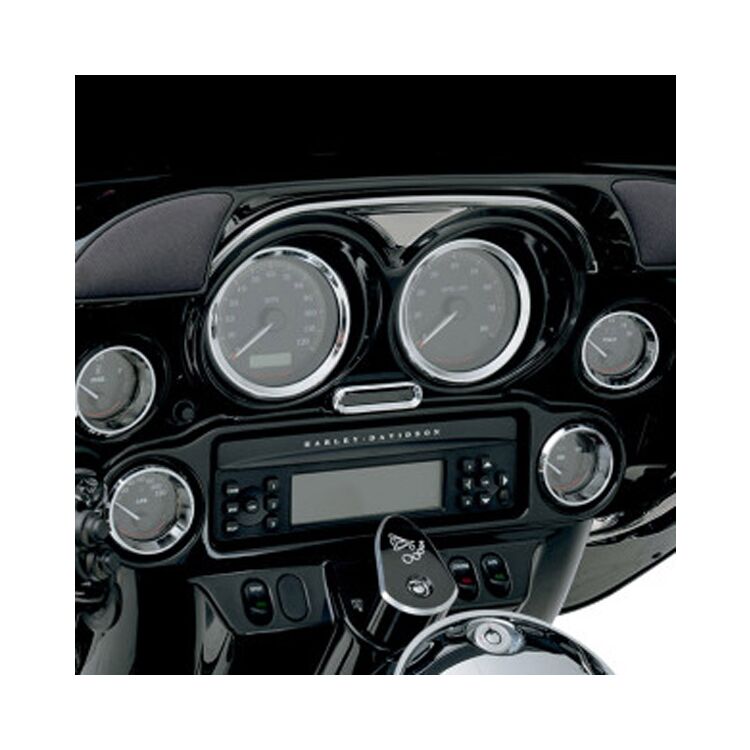 Drag Specialties Billet Indicator Light Bezel For Harley Touring 1996-2013