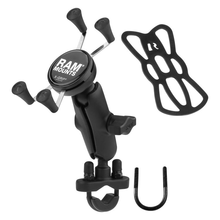 RAM Mounts X-Grip Phone Mount With Handlebar U-Bolt Base