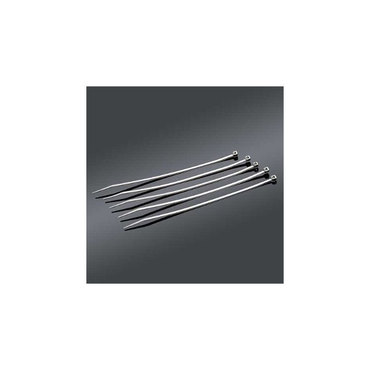 J&P Cycles Chrome Cable Ties (7")