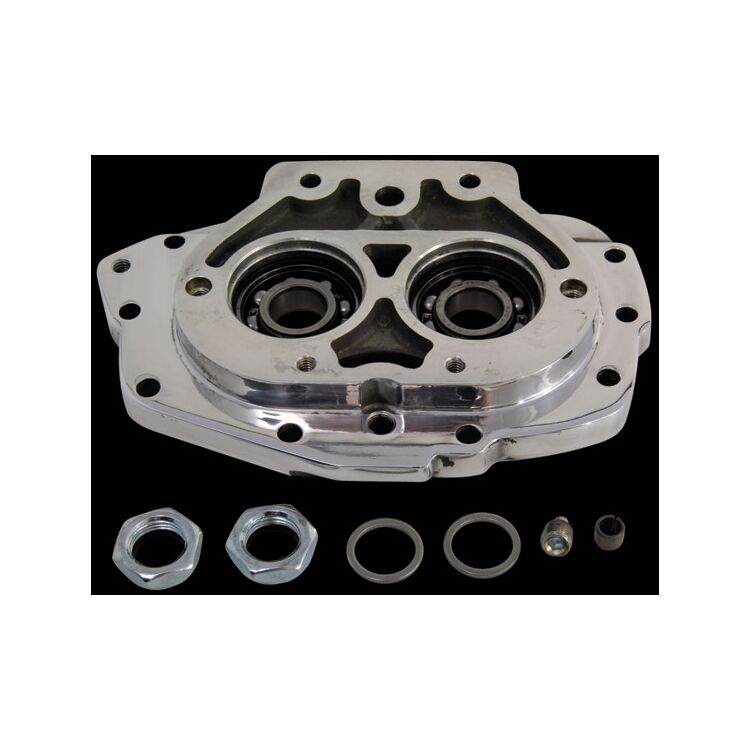 V-Twin Mfg. 5-Speed Billet Transmission Door For Harley Big Twin 1987-1999