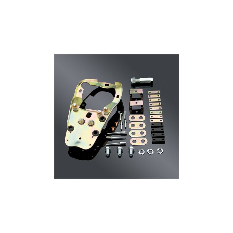 V-Twin Mfg. 2-Light Dash Mounting Plate For Harley FL 1948-1958