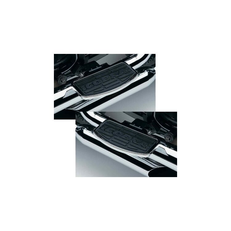 Cobra Classic Chrome Passenger Floorboards Honda Shadow Ace VT1100C2 1995–1998
