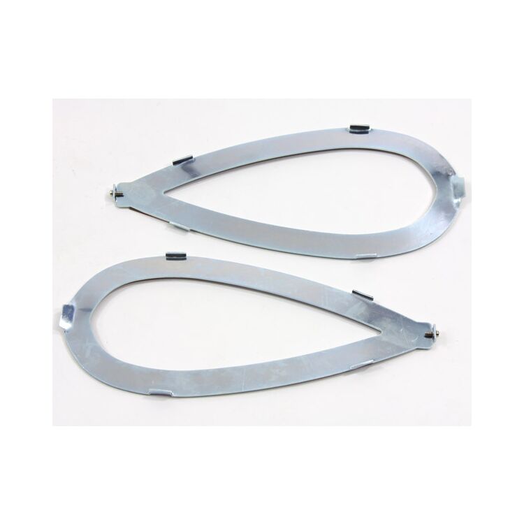 V-Twin Mfg. Gas Tank Emblem Mount Strips For Harley FL / EL / UL 1937-1948