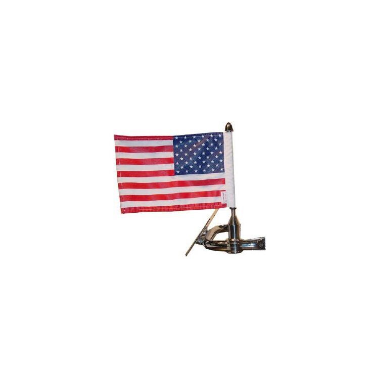 Pro Pad US Highway Flag With Mount For 7/8" Round License Plate Bar