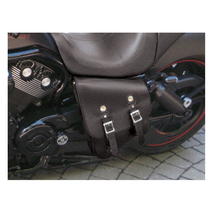Leatherworks Leather Left Side Solo Bag For Harley V-Rod 2002-2012