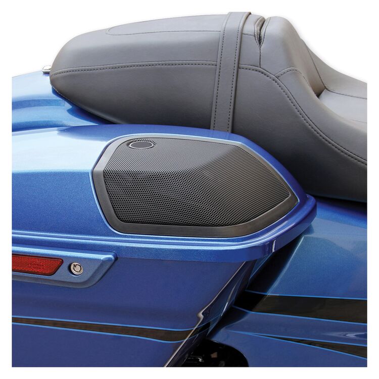 J&M Saddlebag Lid Speaker Grill Kit For Harley Touring 2014-2024